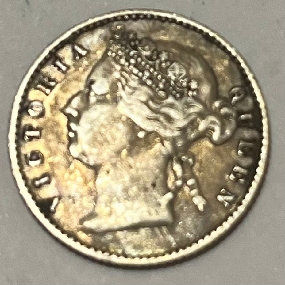 MAURITIUS, Victoria ~ 1878 ~ Silver 20 Cents ~ 2nd toughest date ~ Y-5, KM-11 ~ VF