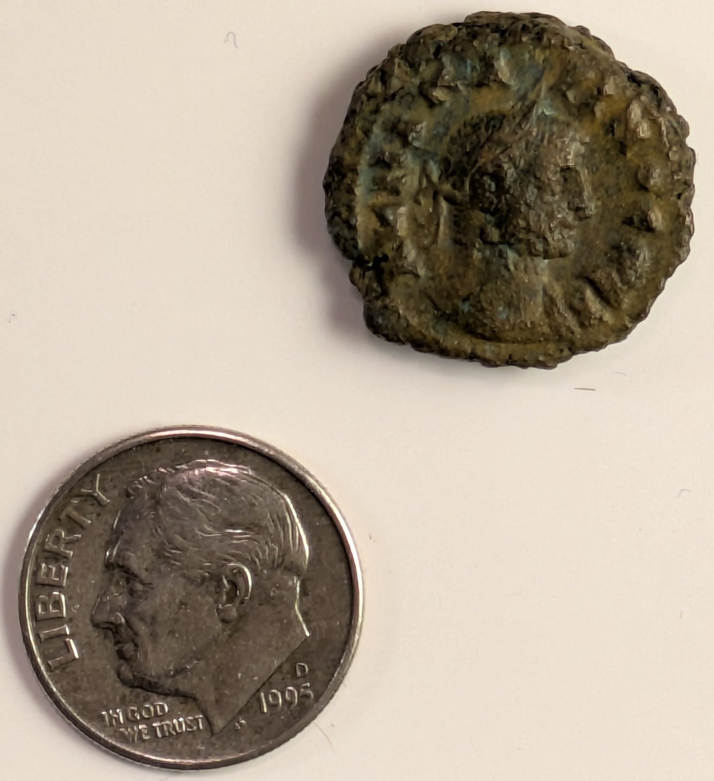 ROMAN EGYPT, Carinus ~ 282-285 ~ Bi Tetradrachm (7.70g) ~ Laureate bust right ~ Elpis standing left, holding flower & raising skirt ~ L B in field (Year 2) ~ C-1917, Emm-4007, Milne ~ VF