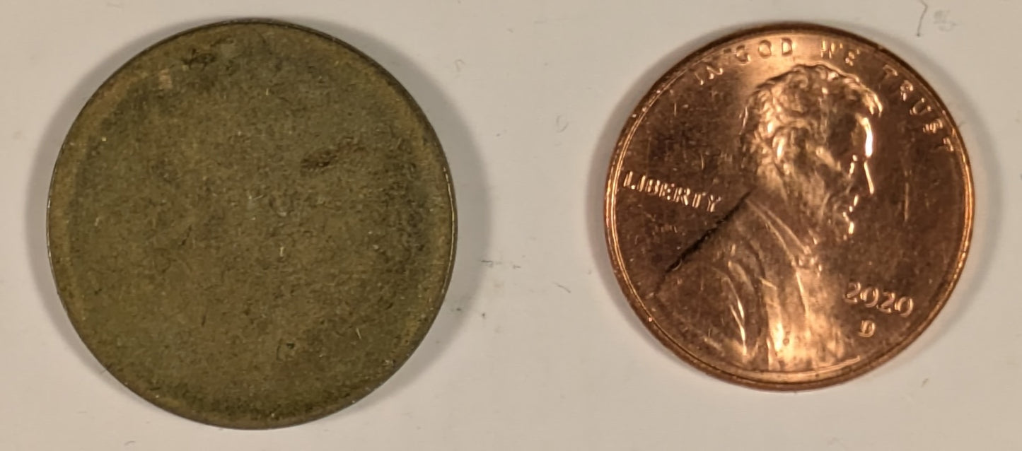 ISRAEL, Bank Flan Error ~ 1960-80 ~ 10 Agorot ~ KM-26 type ~ Unc