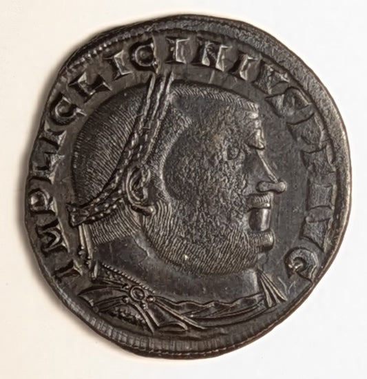 ROME, Licinius ~ 308-324 ~ Bi Follis (3.30g) ~ Laur. bust right ~ Jupiter stg. left holding Victory on globe and scepter, eagle at feet ANT in ex., Z in field ~ SR-15253 ~ EF
