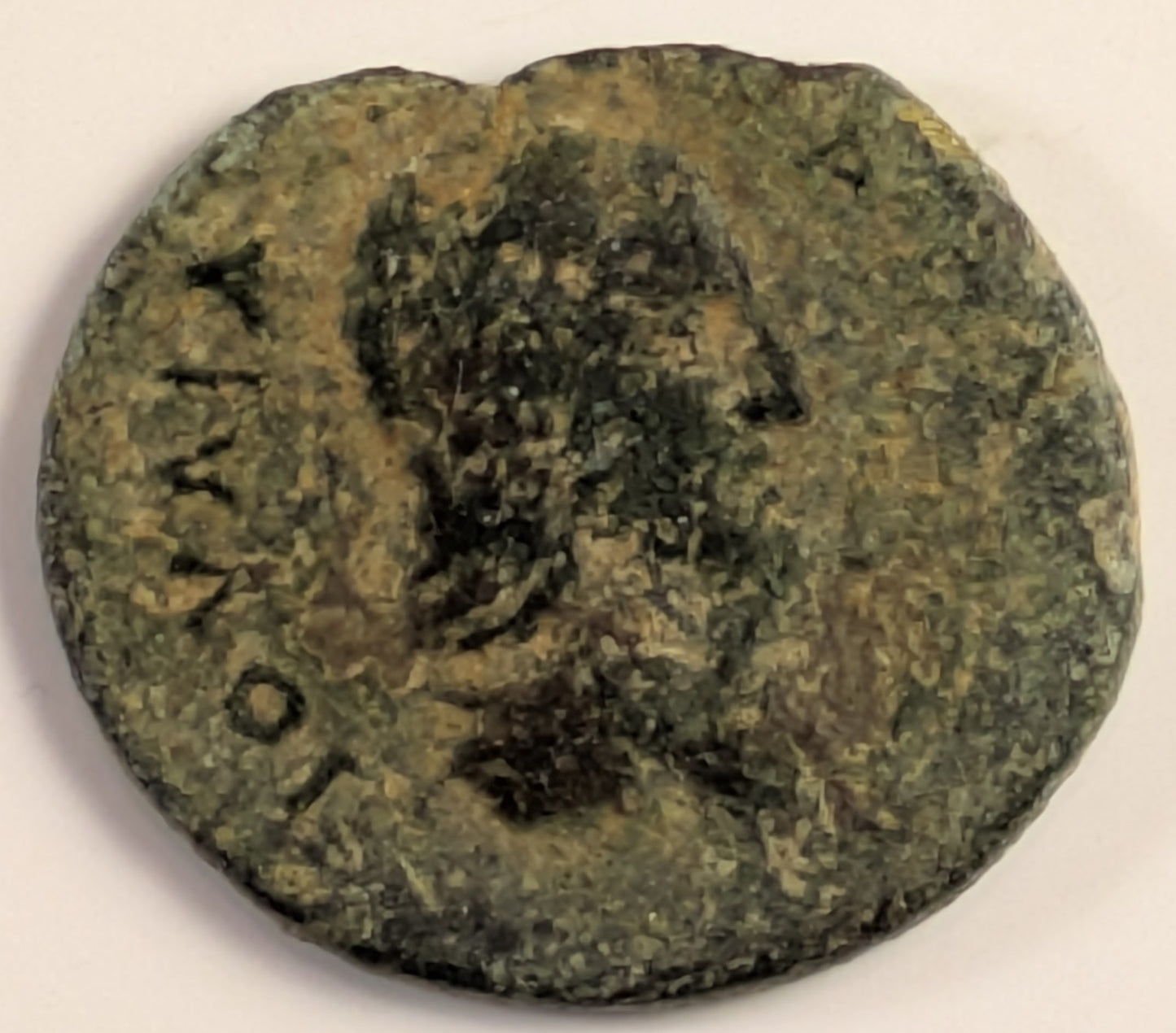 SAMARIA, Neapolis ~ Julia Domna, wife of Septimus Severus ~ AE26 (8.01g) ~ Draped bust right ~ Turreted Tyche standing left in tetra-style temple. Scarce. ~ Ros-28, BMC-84 ~ VG, irreg. flan. porous