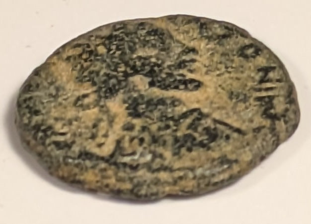 ARABIA, Bostra, Commodus ~ 177-192 ~ Æ13 (1.26g) ~ Laureate, bearded bust of emperor right ~ Bust of turreted Tyche right ~ Ros-24, Sp-29 ~ Gd Fine