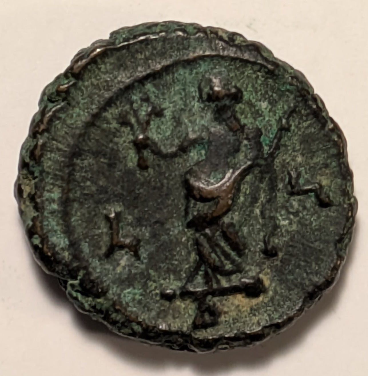 ROMAN EGYPT, Maximianus ~ 286-310 AD ~ Bi Tetradrachm (7.94g) ~ Laurate and draped bust right ~ Eirene standing left, holding scepter & olive-branch in right hand, L - H, year 8=292-293 AD, △ ~ C-unlisted date, E-4113 ~ EF, Scarce