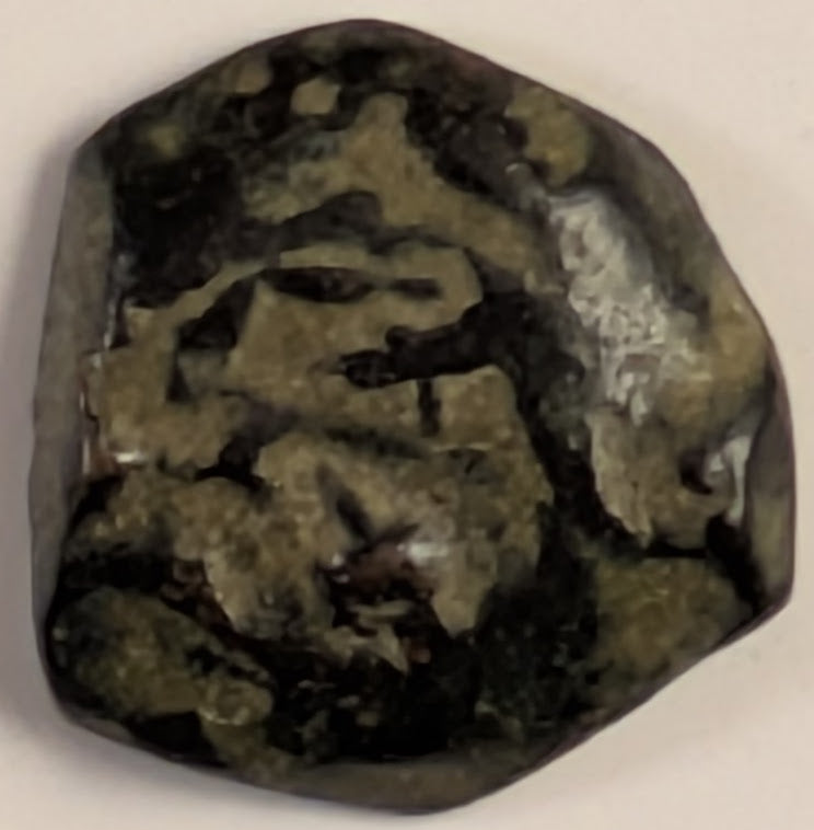 JUDAEA, Alexander Jannaeus ~ 103-76 BC ~ AE Prutah (2.88g) ~ Paleo-Hebrew legend "Yonatan the High Priest and the Council of the Jews" in wreath ~ Double cornucopia between horns. Overstruck over previous coins (probably JH) on both ~ H-1149, AJC-I ~ F-VF