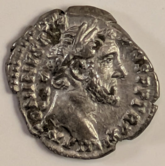 ROME, Antoninus Pius ~ 138-161 AD (154) ~ Silver Denarius (3.16g) ~ Laureate bust right ~ Annona holding two corn-ears with right hand and resting left hand on modius, set on prow ~ RIC-221, RSC-290 ~ Ch VF/VF on a small flan