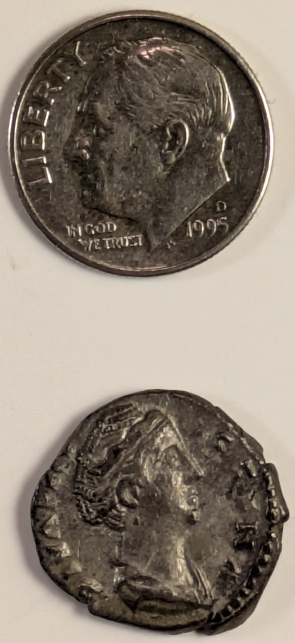 ROME, Diva Faustina Senior, wife of Antoninus PIUS, Died 141 AD ~ Silver Denarius (2.49g) ~ Draped bust right DIVA FAUSTINA ~ Vesta seated left, holding patera and short scepter AVGVSTA ~ SR-4588, RIC-371, RSC-119 ~ Toned aVF on short flan