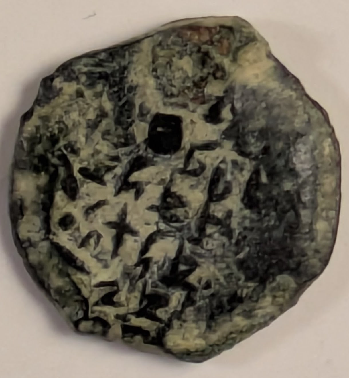 JUDAEA, Alexander Jannaeus ~ 104-63 BC ~ AE Prutah (1.63g) ~ YEHONATAN THE HIGH PRIEST & THE COUNCIL OF THE JEWS ~ Double cornucopia adorned with ribbons, pomegranate between horns, border of dots ~ H-1145, TJC-E ~ VF