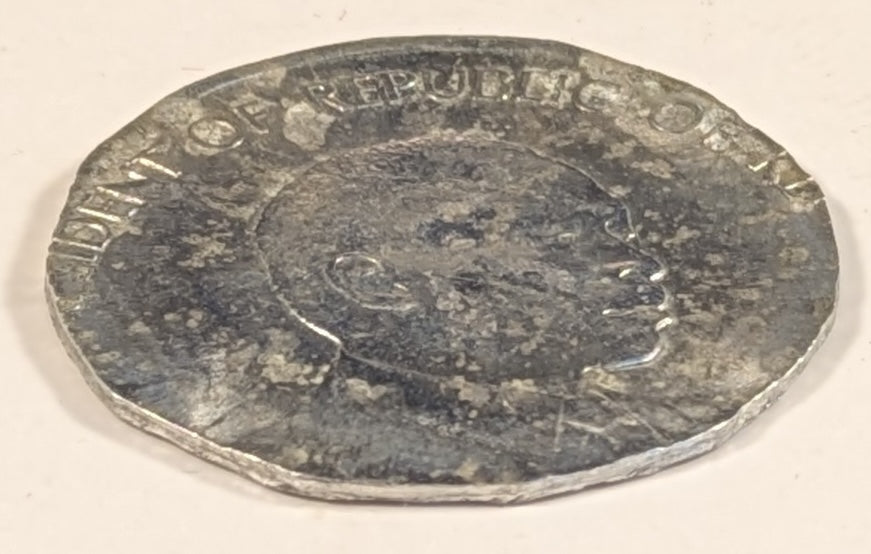 KENYA, Double Error ~ 19-- ~ 10¢ on 5¢, Alum. not Nickel Brass ~ 10 Cent die used on 5 Cent Flan. KM-18, Y-15 over KM-17 over Y-14 ~ Stuck in Aluminum not in Nickel Brass. Rare as sucn