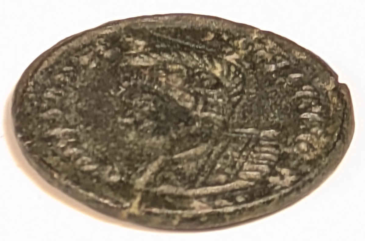 ROME, Constantine II ~ 337-340 (as Caesar 317-337) ~ Æ Centenionalis (2.96g) of London ~ Helmeted and cuirassed bust left ~ Globe on altar inscribed VOT IS XXX in 3 lines, PLON in ex., legend around. Ex Bill Porter ~ RIC-7, 287, SR-17149 ~ Nice VF