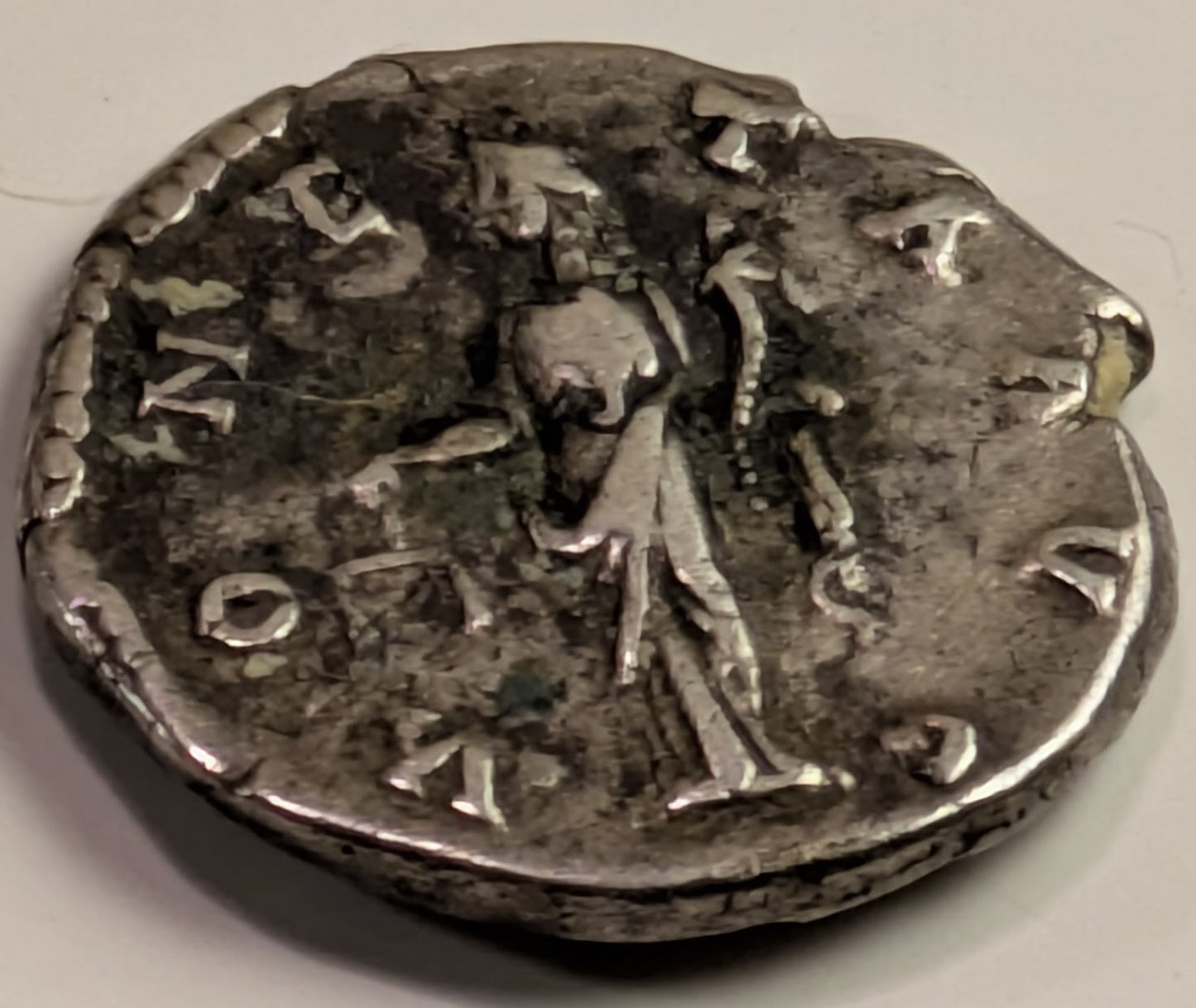 ROMAN EMPIRE, Antoninus Pius ~ 138-161 (144) ~ Silver Denarius (2.91g) ~ Laureate bust right ~ Moneta standing left, holding scales and cornucopia ~ MONETA AVG ~ SR-4092, Ric-76b, RSC0557b