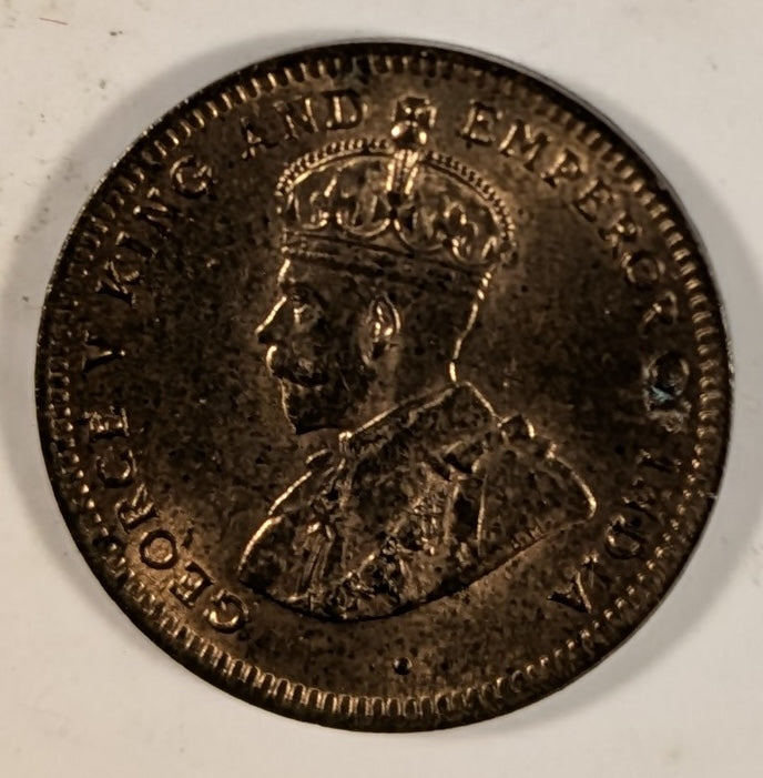 MAURITIUS, Crown Colony. George V ~ 1911 ~ 1 Cent ~ Y-6, KM-12 ~ Nice R&B unc