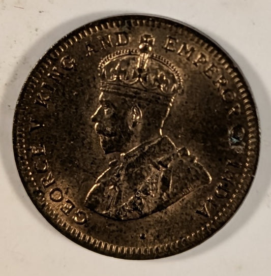MAURITIUS, Crown Colony. George V ~ 1911 ~ 1 Cent ~ Y-6, KM-12 ~ Nice R&B unc