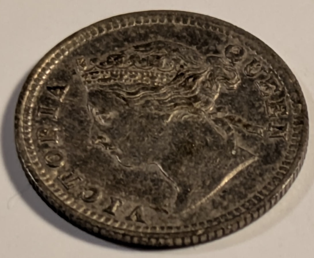 MAURITIUS, British Commonwealth ~ 1897 ~ 10 Cents ~ Y-4, KM-10.1 ~ Ch. toned EF, luster underneath