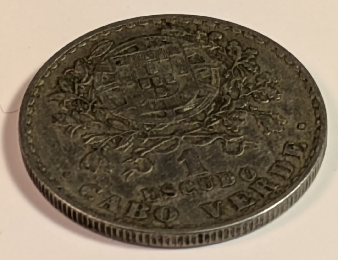 CAPE VERDE, Portuguese colony ~ 1930 ~ 1 Escudo ~ One year type ~ Y-5, KM-5 ~ VF