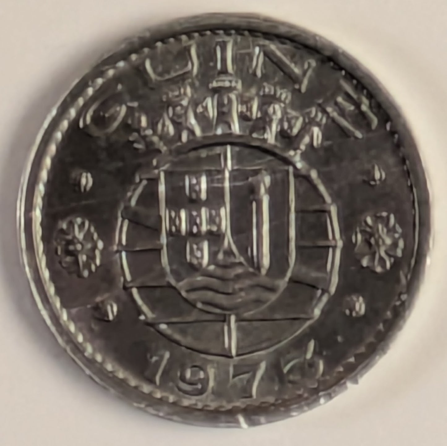 PORTUGUESE GUINEA, One year type ~ 1973 ~ 10 Centavos ~ Y-12, KM-12 ~ BU