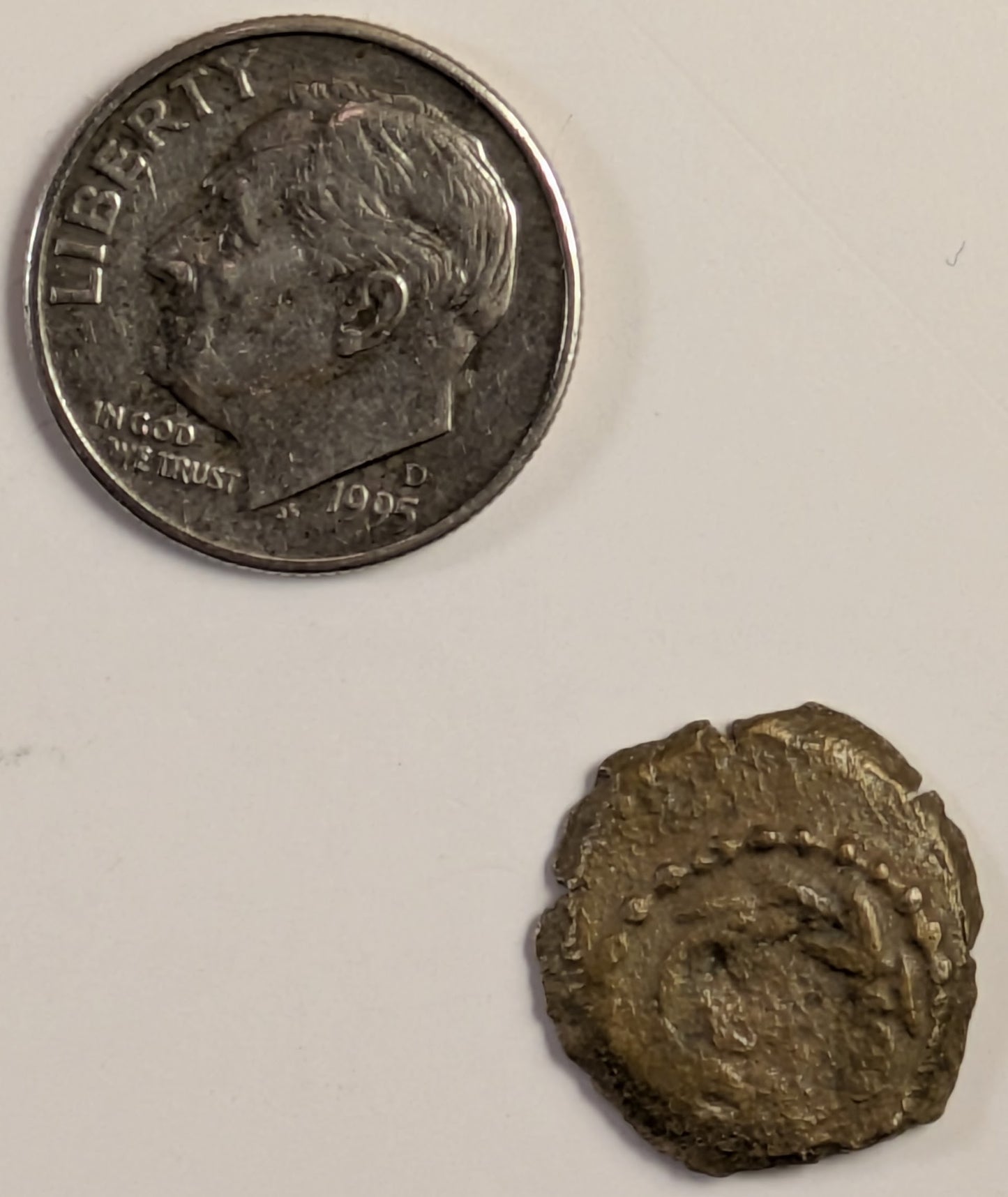JUDAEA, Herod Archelaus ~ 4 BC - 6 AD ~ AE Prutah (1.46g) ~ Prow of Galley left H (PW) ~ (EON) in wreath ~ H-1197 ~ G-VG