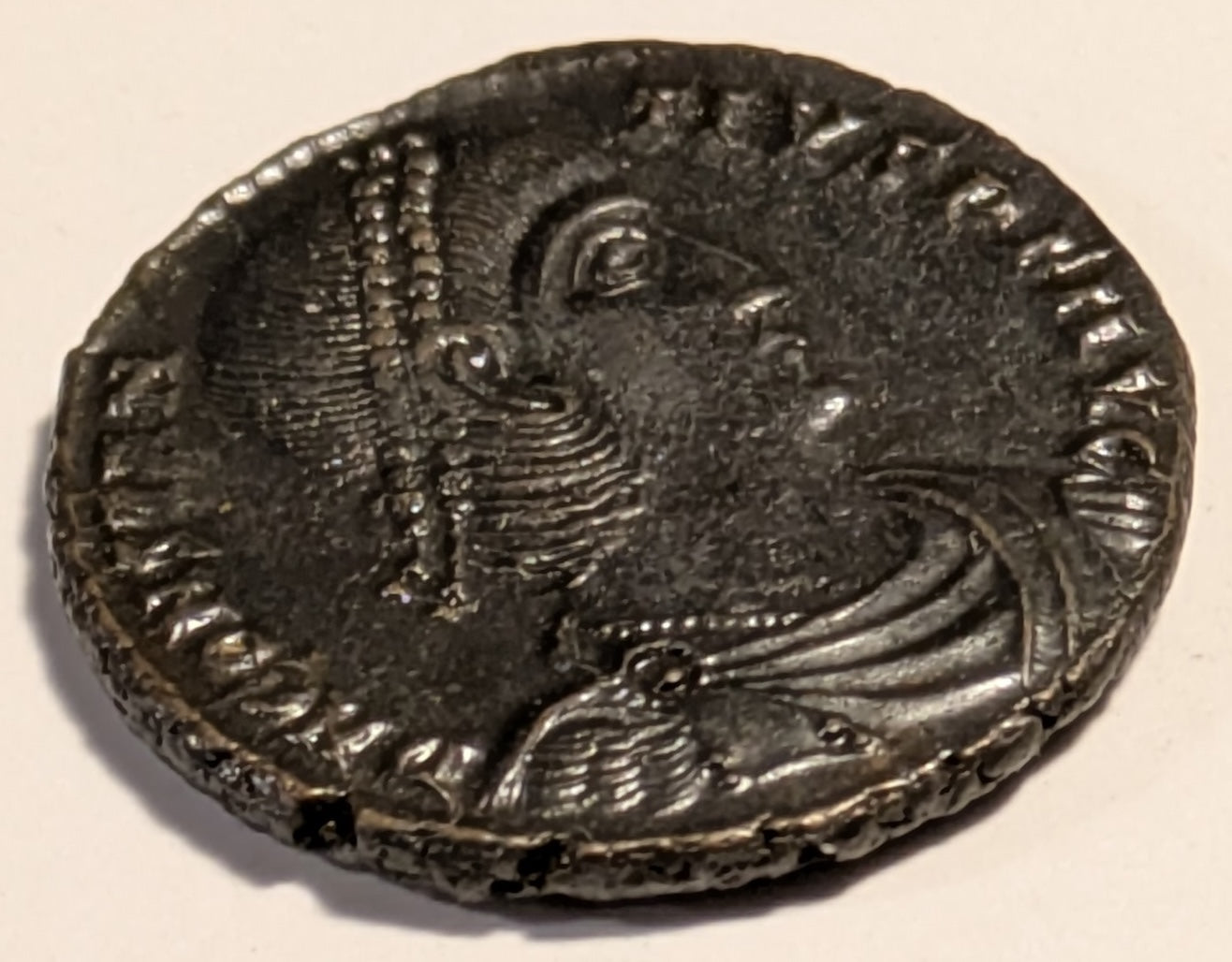 ROMAN EMPIRE, Constantius II ~ 337-361 (351-354) ~ AE Centenionalis (5.24g) ~ Bust right ~ Soldier standing left, spearing a fallen horseman, gamma left, SMKS in ex. (Cyzicus mint) ~ SR-18166, RIC-8,92 ~ EF/VF