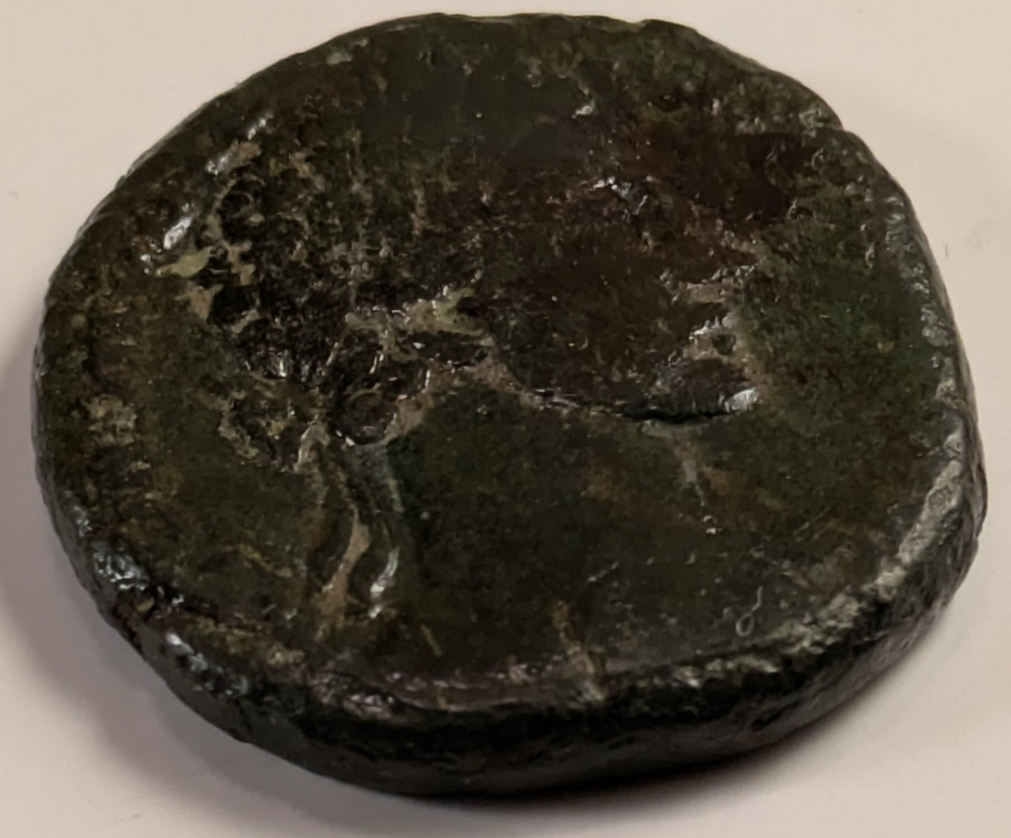 ROME, Commodus ~ 177-192 AD (118-182) ~ AE Sestertius (17.52g, 29mm) ~ Laureate head right M COMMODVS ANTONINVS AVG ~ Providentia standing left, holding wand over globe & staff PROV DEOR TR P VI IMP IV COS III ___ ~ RIC-312, SR-5794 ~ aF/VG, flaws