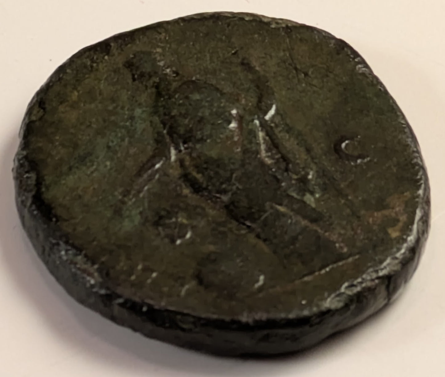 ROME, Commodus ~ 177-192 AD (118-182) ~ AE Sestertius (17.52g, 29mm) ~ Laureate head right M COMMODVS ANTONINVS AVG ~ Providentia standing left, holding wand over globe & staff PROV DEOR TR P VI IMP IV COS III ___ ~ RIC-312, SR-5794 ~ aF/VG, flaws