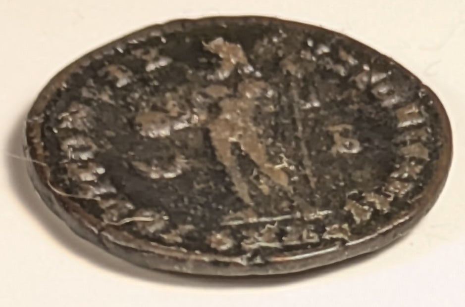 ROME, Licinius II, as Caesar ~ 317-324 (317-18) ~ Bi Follis (2.94g) of Alexandria ~ Helmeted and cuirassed bust left hldg spear & shield DN VAL LICIN LICINIUS NOB C ~ Jupiter stg l, hldg globe & scepter, SMAL in ex, B & crescent in field ~ VF