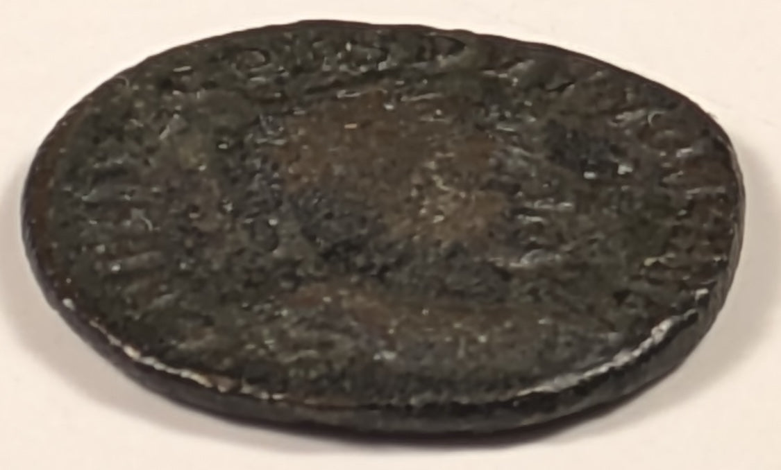 ROME, Crispus, as Caesar ~ 316-326 (317-20) ~ Bi Reduced Follis (2.87g) Nicomedia ~ Laur., draped & cuir. bust right DN FL IVL CRISPUS NOB CAES ~ Jupiter stg. l.,hldg Victory on globe, & scepter, palm to l, dot & A to r. ~ F/aVF