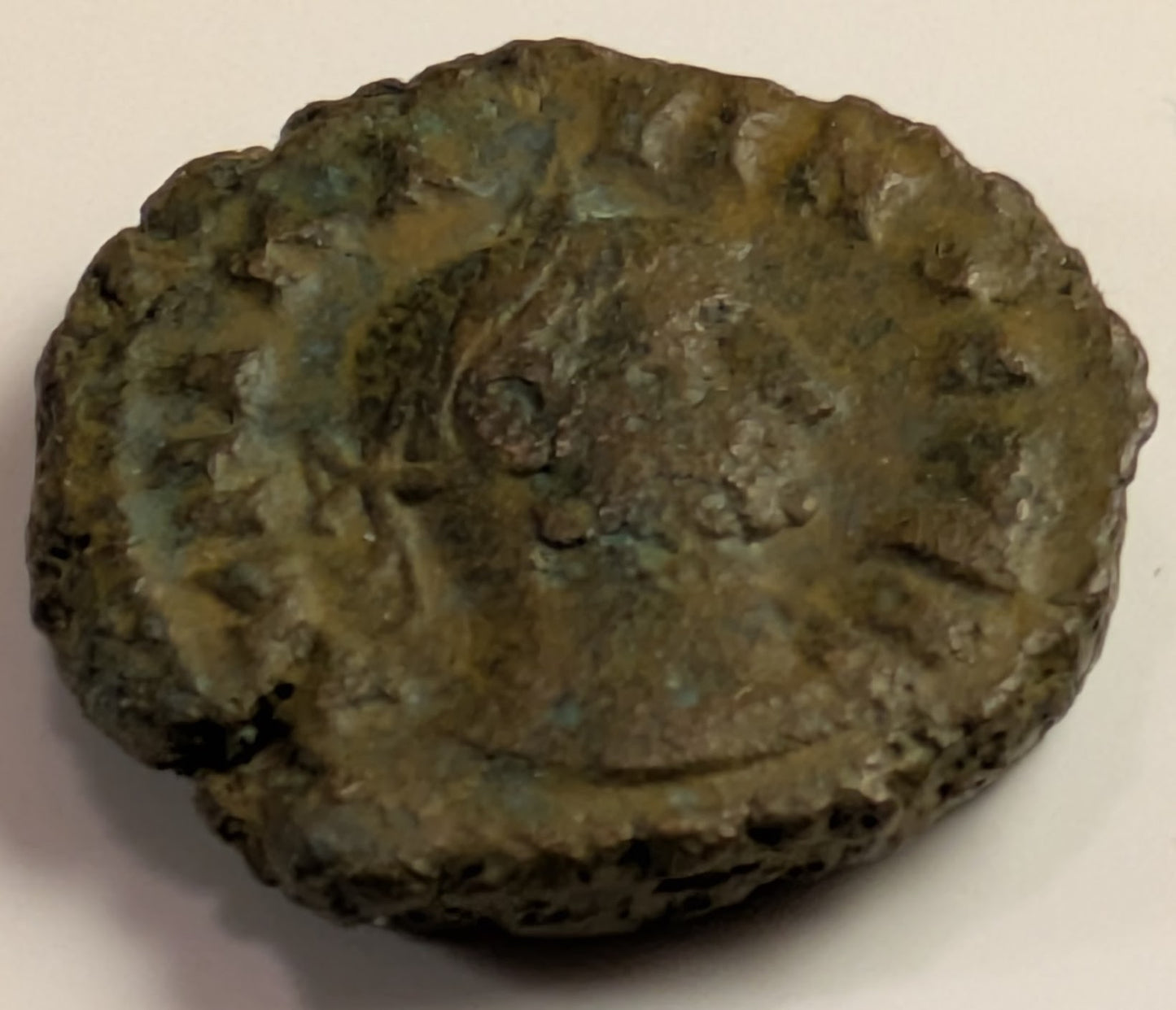 ROMAN EGYPT, Carinus ~ 282-285 ~ Bi Tetradrachm (7.70g) ~ Laureate bust right ~ Elpis standing left, holding flower & raising skirt ~ L B in field (Year 2) ~ C-1917, Emm-4007, Milne ~ VF