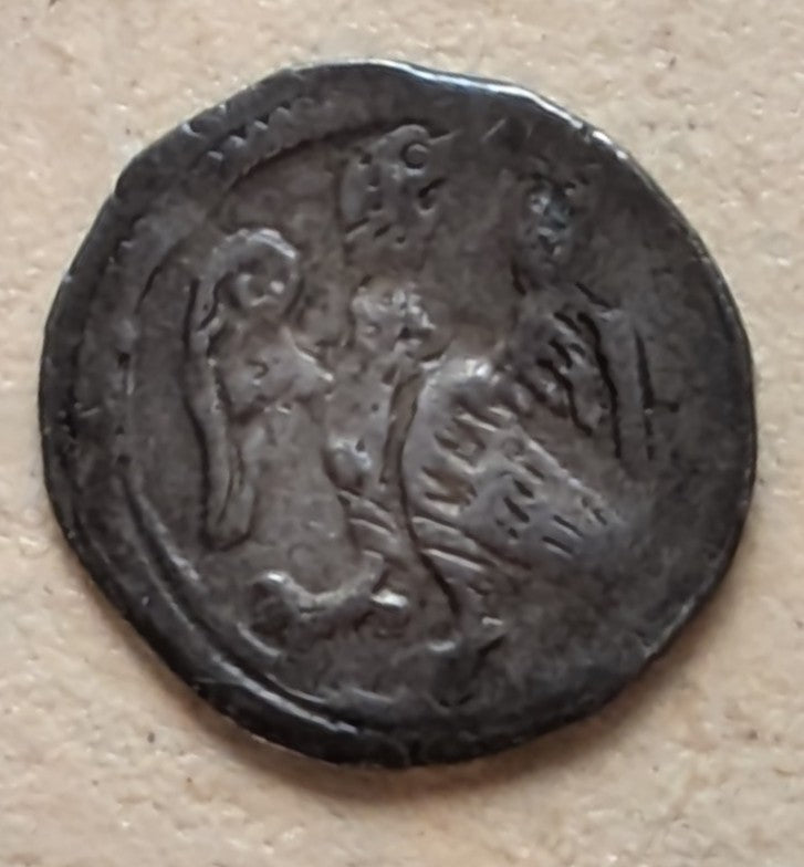 HUNGARY, Bela IV ~ 1235-1270 ~ AR Denar (.47g) ~ Facing bust, REX BELA ~ Eagle standing left, head turned right with open wings ~ R-246, Hus-313 ~ VF