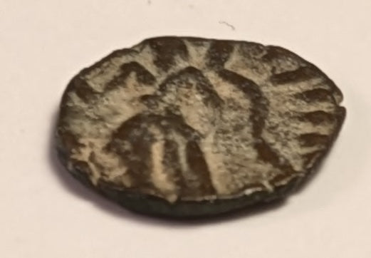 VANDALS, Thrasamund ~ North Africa. 496-523 ~ Æ Nummus 9 mm, .38g ~ Bust of Thrasamund right ~ Victory advancing left ~ MEC-19, MIB-16, BMC-55 ~ Nice VF